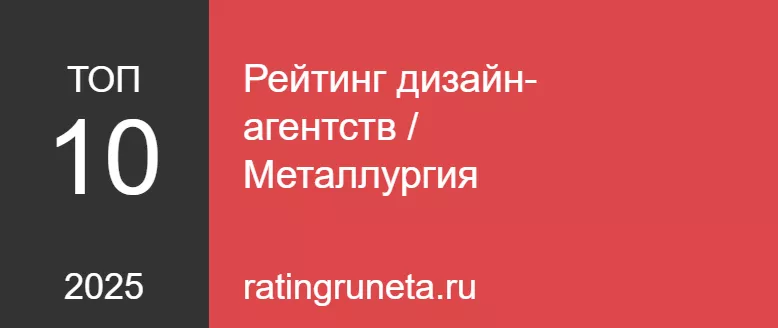 Рейтинг дизайн-агентств / Металлургия